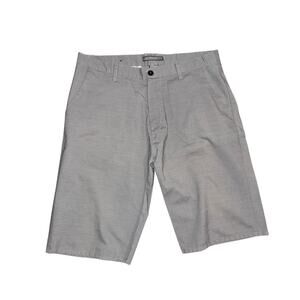 Elixir Men Chino Shorts Gray Pockets lightweight comfort Size 38 Casual Everyday